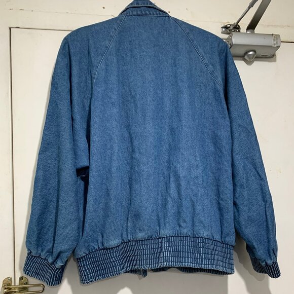 VINTAGE MASS PARIS NEW YORK STUDS DENIM JACKETS SIZE M - Picture 4 of 11